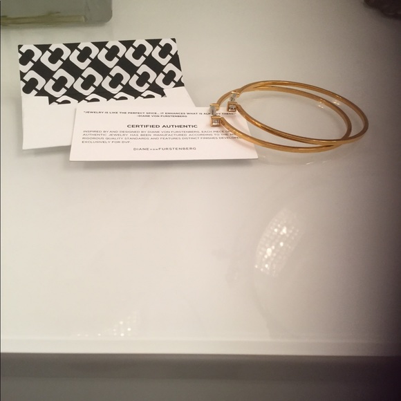 Diane von Furstenberg Hoop Earrings - Picture 3 of 6